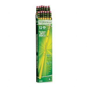 Dixon Ticonderoga 2 Worlds Best Pencil 4 boxes of 12 latex free eraser