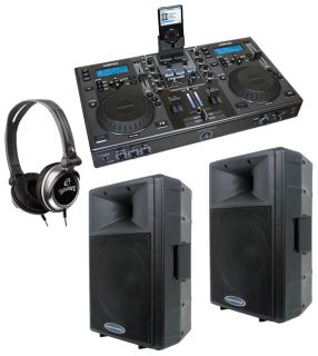 Cortex DMIX 600 Pro DJ Digial Music iPod Mixer 2 DLS 15P 15 300W