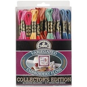DMC 18 Color Variegated Embroidery Floss Pack 2 Skeins Each Color NIP