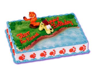 Garfield Odie Cake Decorating Kit Topper Party Supplies Decoration