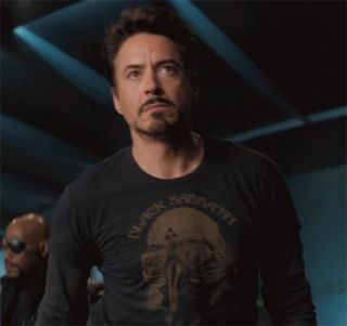  Sabbath T Shirt Vtg Tony Stark The Avengers Robert Downey Jr 01