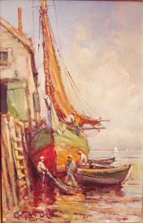 Arthur V. Diehl Provincetown oil painting superb
