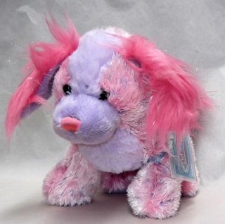 New w tag Webkinz Pink Dog HM635 Plush Toy w Unused Code Webkins