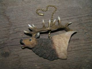 Elk Pull Chain Antlers Antler Horns Lamp Ceiling Fan