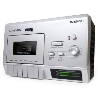 New Grace Digital GDI T2USB200 Cassette Player Recorder
