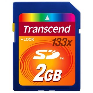Transcend 2GB SD Secure Digital Memory Card Ultra High Performance