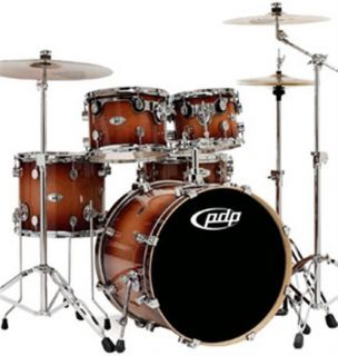  Drums PDP PDM52205TB M5 Maple 5 Piece Tobacco Burst Drum Shell Pack