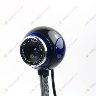  Pixel Flexible USB 2.0 Digital Web Video Camera Webcam with Microphone