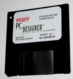 Pfaff PC Designer Embroidery Digitizing Sewing Software 7550 7570 1475
