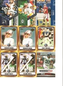 STAR CARD FOOTBALL COLLECTION includes Manning Marino Elway Favre