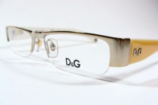 Dolce and Gabbana Eyeglasses DG 5080 Gold 482 New Auth