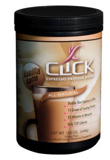 Click Espresso Protein Drink Powder 16oz Pick Flavor