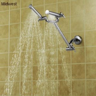 Efficient Pressure Boosting Ajustable Dual Showerhead