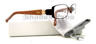 New Christian Dior Eyeglasses CD 3747 Brown YGJ Optical