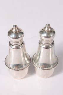 Duchin Creation Sterling Silver Weighted Salt Pepper Shakers 925