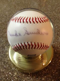 Duke Snider Autographed Baseball on The Sweet Spot