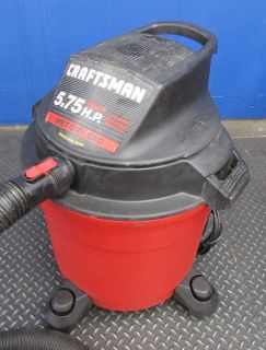 craftsman 16 gallon 5 75 hp wet dry vacuum