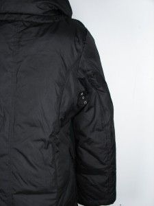 265 DKNY Donna Karan New York Womens Black Puffer Coat Long Size