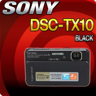 Sony Cyber Shot DSC TX10 Black 16MP Digital Camera 0027242813120