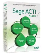 Sage Act Act Pro 2011 1 User ACTPRO2011RT Retail Box