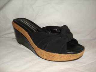 Donald J Pliner Sandals Charm Womens Shoes 7 M Black Cork Platform