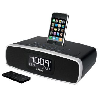 iHome IA92BZC Dual Alarm Stereo Clock Radio for iPhone iPod