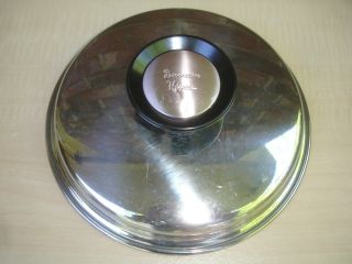 Duncan Hines Stainless Steel Vintage Pan Lid 6 3 8 Diameter with Knob