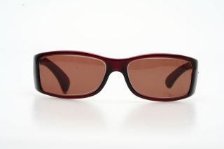 DUNLOP dark red acetate sport sunglasses, unisex UV 400 made in Italy