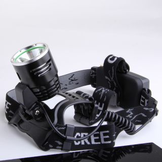 Durable 1600Lm CREE XM L XML T6 LED Headlamp Rechargeable Headlight