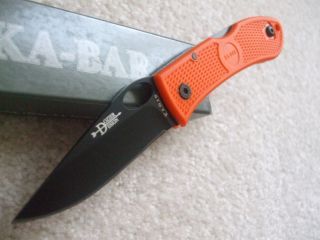 Ka Bar Dozier Folding Hunter Knife 4065BO New Orange