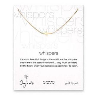 Dogeared Whispers Cross Necklace 18 New