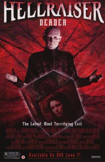 Hellraiser Deader DVD Movie Poster 1 Sided Orig 27x40