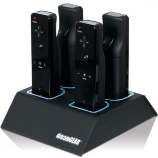DreamGear Quad Dock Charger for Nintendo Wii Controller