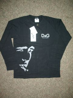 Dolce Gabbana Mens D G Black Shirt Size M
