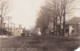 RPPC Main Street looking North   Marion NY, New York pm 1909