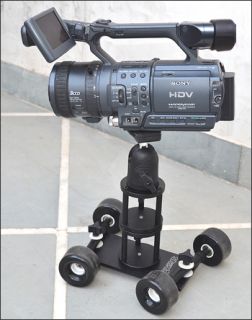 Skater Wheel Dolly Video Slider for DSLR Camera Rig Stabilizer