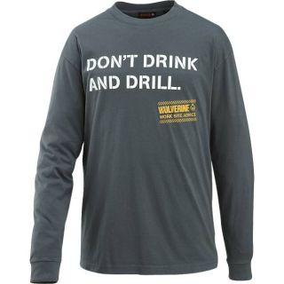 Wolverine Long Sleeve DonT Drink and Drill T Shirt