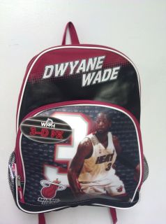 Dwyane Wade Miami Heat New NBA Backpack Champion Dwaynne