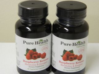 Dr Oz 100 Red Pure Health Raspberry Ketone 800mg 60Caps NOTHING ADDED