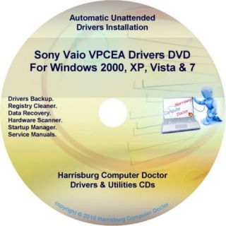 Sony Vaio VPCEA Drivers Restore Recovery CD DVD