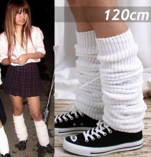 Japan High School Leg Warmer Bubble Loose Socks 120cm