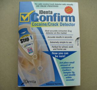 IDenta Confirm Cocaine Crack Home Drug Test Kit Drug Detector