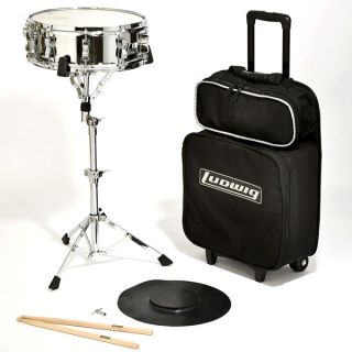 Ludwig Marching Drum Kit in Rolling Bag Case LE2477R