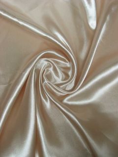 Polyester Satin Dress Lining Fabric Yardage Almond