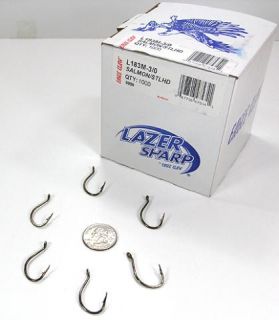 Eagle Claw 3 0 Lazer Sharp Salmon Hooks L183M 100 Pack
