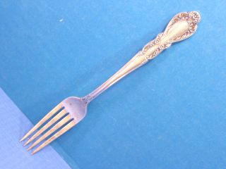 ROGERS BROTHERS STERLING SILVER OLD CHARLESTON PATTERN FORK 1951