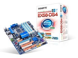 Gigabyte GA EX58 DS4 Motherboard x58 LGA 1366 DDR3 SATA PCI E ATX