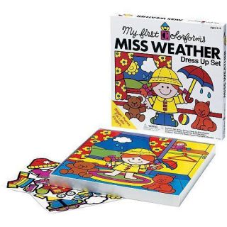 Miss Weather Dress Up Colorforms Game Self Help Skills Early Childhood