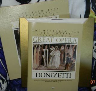 DONIZETTI Great Opera* Pasquale* BOX SET w/ BOOK and 4 Vinyl LP Record