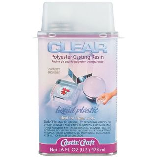 Clear Polyester Casting Resin Castin Craft 16 oz Liquid Plastic